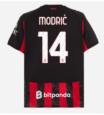 AC Milan Luka Modric #14 Hjemmebanetrøje 2025-26 Kortærmet